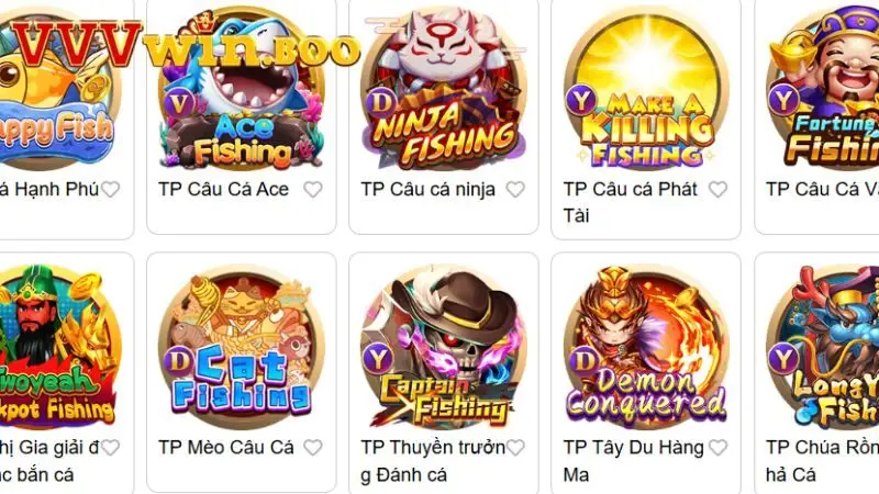 Tổng hợp top game bắn cá hot hit tại nhà cái