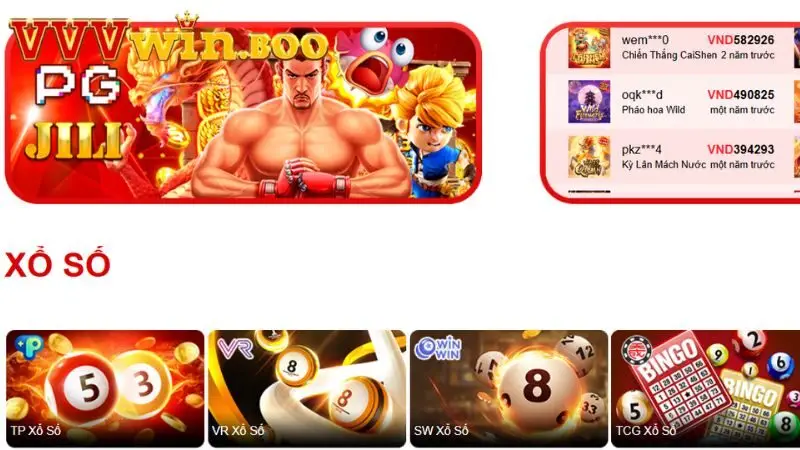 Thế mạnh không cần bàn cãi của xổ số VVVWIN