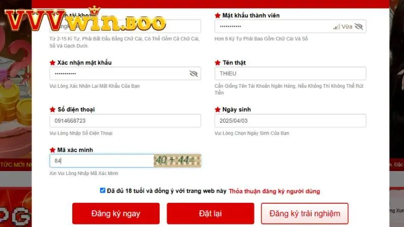 Những điều cần chú ý khi thực hiện theo hướng dẫn đăng ký
