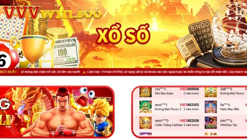 Giới thiệu thông tin tổng quan về chuyên mục xổ số VVVWIN