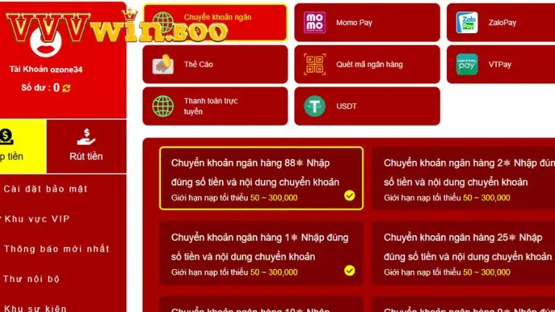 Mách tân thủ các phương thức nạp tiền chuẩn chỉnh tại nhà cái